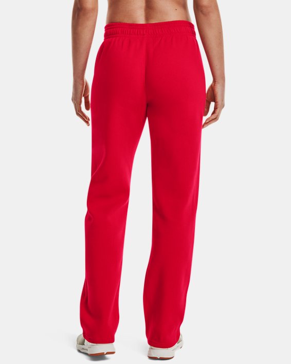 Women's UA Rival Pants, Red, pdpMainDesktop image number 1